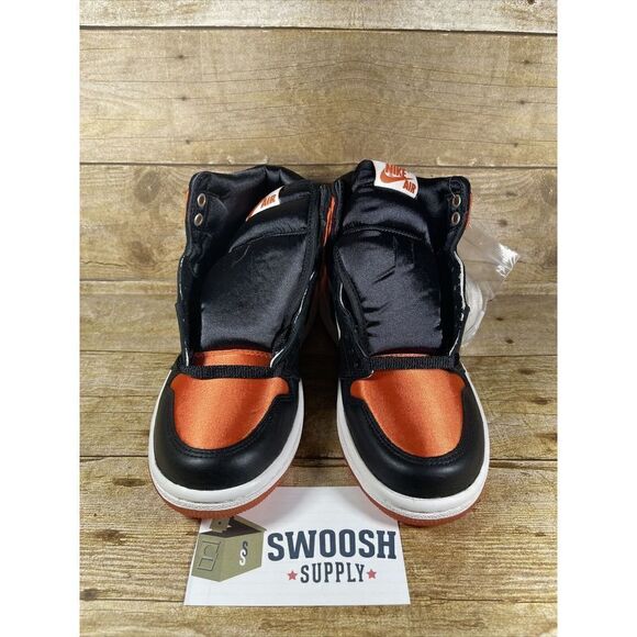 Nike Air Jordan 1 Satin Shattered Backboard Women’s Size 5 AV3725-010 New - Picture 2 of 8